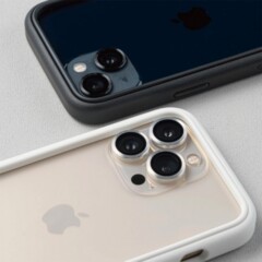 Protection lentille caméra RHINOSHIELD pour iPhone 15 et iPhone 15 Plus Bleu
