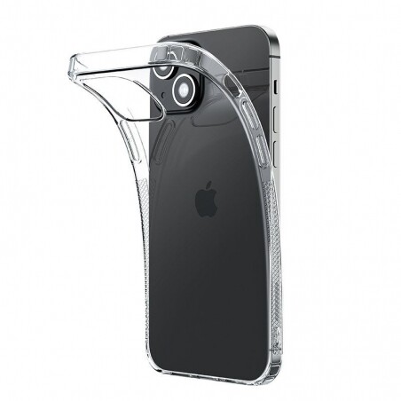 Coque transparente aspect miroir iPhone 13