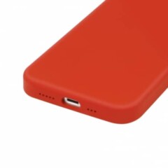 Coque en silicone Rouge de Mars pour iPhone 7/8/SE2/SE3 intérieur en microfibres