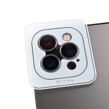 Verre trempé 3D Noir pour lentille de caméra iPhone 15, iPhone 15 Plus