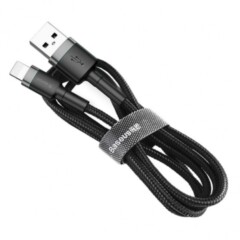 Câble Lightning vers USB cordon tissé - 50cm