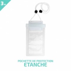 Pack Essentiel de Protection 3-en-1 pour iPhone 6 Plus - Étui étanche, film Hydrogel et coque Minigel