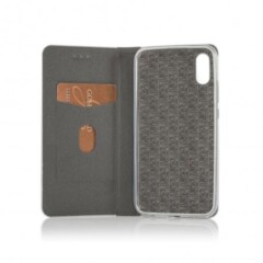 Housse portefeuille Smart Venus avec effet cuir noir pour iPhone X et XS