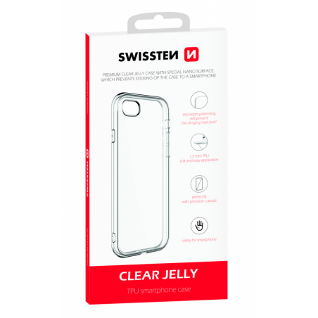 Coque en silicone pour iPhone 13Mini - Transparente