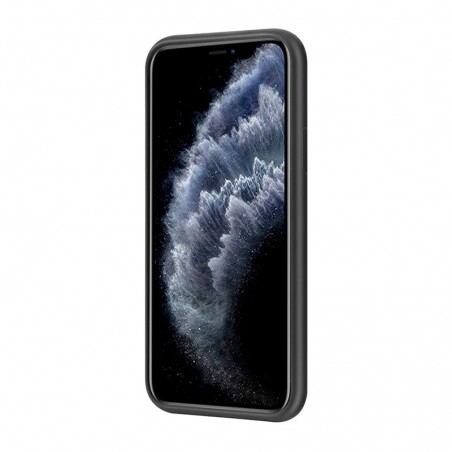 Housse silicone pour iPhone 13 Pro Max avec intérieur microfibres Noir