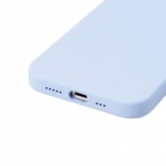 Coque en silicone Violet Pastel pour iPhone 7/8/SE2/SE3 intérieur en microfibres